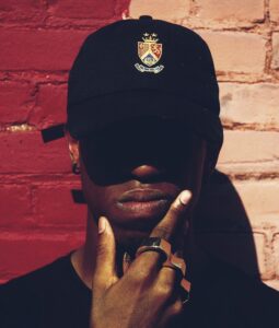 man, afro american, cap