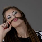 Woman Holding Her Hair