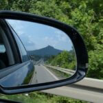 rearview mirror, exterior mirror, automobile