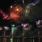 fireworks, colorful, sky