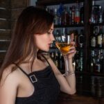 woman, model, cocktail