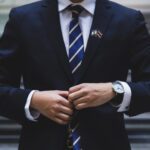 person standing near the stairs