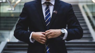 person standing near the stairs