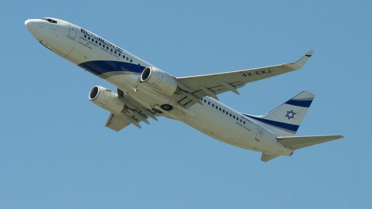 plane, boeing 737-800, el al